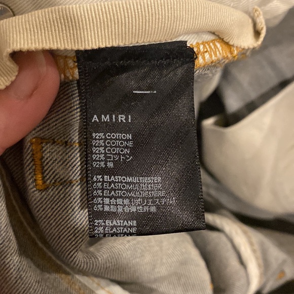 Amiri bleached bandana jean, men’s 31us - Picture 12 of 14